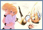  dmyo fixme gap kagamine_len kagamine_rin snow_ring thighhighs vocaloid 