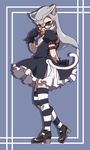  animal_ears artist_request blush cathy cathy_(yugioh_zexal) cathy_(yuu-gi-ou_zexal) character_request dress glasses gothic_lolita lolita_fashion tail yu-gi-oh! yugioh_zexal yuu-gi-ou_zexal 