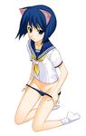  bloomers initial-g nekomimi school_uniform undressing 