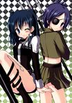  chrome_dokuro d.gray-man dokuro_chrome eyepatch katekyo_hitman_reborn lenalee_lee tanihara_natsuki 