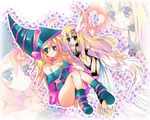  blonde dark_magician_girl harpie_girl monster wings witch_hat yugioh 