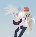  angel_beats! hiyori_(worldpeace) otonashi school_uniform tenshi wings 