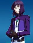  gundam_00_anime male purple_hair unknown_artist zerochan 