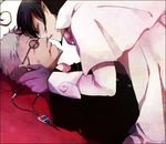  ao_no_exorcist fujimoto_shirou kiss mephisto_pheles yaoi 