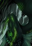  black dragon eb eb_k'eth fins green green_smoke green_theme grin horn horns male portrait siegel solo teeth 