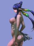  ass blue_hair breasts homex judith large_breasts long_hair nipples nude pointy_ears tales_of_(series) tales_of_vesperia 