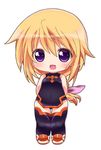  :d arms_behind_back bad_id bad_pixiv_id bangs bare_shoulders big_head black_legwear blonde_hair blush charlotte_dunois chibi covered_navel full_body hair_ribbon halterneck hips infinite_stratos jewelry leotard long_hair looking_at_viewer low_ponytail meiro_(yuu) necklace open_mouth pelvic_curtain pendant pilot_suit ponytail purple_eyes ribbon simple_background smile solo standing thigh_gap thighhighs turtleneck white_background 