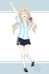  afa argentina blonde conmebol k-on! kotobuki_tsumugi mugi soccer_uniform world_cup 