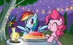  candle crossover disney equine female feral flower friendship_is_magic fur hair horse imminent_lesbian lady_and_the_tramp lesbian madmax mammal multi-colored_hair my_little_pony parody pegasus pink_eyes pink_fur pink_hair pinkie_pie_(mlp) pony rainbow_dash_(mlp) rainbow_hair spagetti spaghetti spaghetti_scene spoof unknown_artist wing_boner wings 