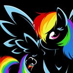  backlit bamboodog dramatic_lighting equine female friendship_is_magic my_little_pony pegasus rainbow_dash_(mlp) 