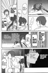  1girl casual comic doujinshi genderswap genderswap_(mtf) greyscale highres korean kyon kyonko long_hair monochrome ponytail shun_(rokudena-shi) suzumiya_haruhi_no_yuuutsu translated 