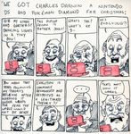  beard charles_darwin claude_tc comic downscaled english evolution facial_hair handheld_game_console male_focus md5_mismatch monochrome nintendo_ds parody pokemon pokemon_(game) product_placement resized you're_doing_it_wrong 