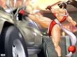  breasts capcom cosplay extreme_muscles fatal_fury huge_breasts king_of_fighters masami muscle muscular_female parody ren_(tainca2000) rentb shiranui_mai snk street_fighter 