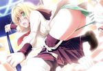  1girl absurdres akata_itsuki amaizumi_uni ass fixed gengetsu_no_pandora highres oshiri panties pantsu panty_pull school_uniform underwear undressing 