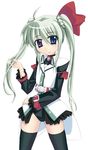  braid einhart_stratos green_hair heterochromia mahou_shoujo_lyrical_nanoha mahou_shoujo_lyrical_nanoha_vivid 