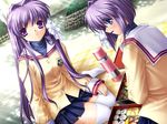  cg clannad fujibayashi_kyou fujibayashi_ryou game_cg key tagme 