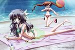  beach bikini h2o_~footprints_in_the_sand~ mizugi tabata_yui trap yakumo_hamaji 