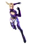  3d absurdres blonde_hair blue_eyes bodysuit breasts cg gloves highres namco nina_williams official_art ponytail short_hair skin_tight tekken 