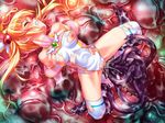  ahoge blonde blush censored clenched_teeth detached_sleeves devouring eyes_closed game_cg halo honjou_erena leotard magical_girl mahou_shoujo_erena multiple_insertions nipples oppai potekoro profile restrained sex solo spread_legs tagme tentacles thighhighs torn_clothes twin_tails 