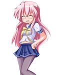  blush lucky_star megane pantyhose pink_hair tagme takara_miyuki tights 