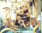  :p blonde blue_eyes breasts catgirl kemonomimi large_breasts lingerie long_hair maruku neko nekomimi nipples oppai original pantsu see-through_clothing see_through side-tie_panties snake snakes stockings symmetrical_docking tagme tail tentacles thighhighs tongue 