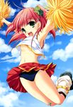  atchi_muite_koi bloomers cheerleader crease nipple_slip pantsu yaotome_yuuyu yuunagi_seshina 