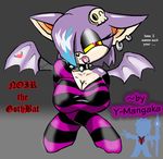  bat breasts dark gothic large_breasts original solo sonic_the_hedgehog upper_body y-mangaka 