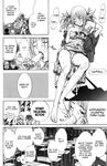  3boys air_gear barefoot breasts comic feet greyscale hands hard_translated highres legs lips long_sleeves medium_breasts monochrome multiple_boys oogure_ito toes tomita_mari translated 