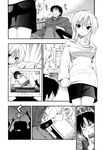  1girl angry bad_end brand_name_imitation comic copyright_request erection greyscale highres kikkawa_kabao monitor monochrome scan 