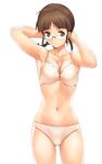  akizuki_ritsuko bra cleavage idolmaster initial-g megane pantsu 