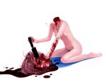  blood cuts guro knife nude pubic_hair tagme yukaman 