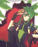  bad_id bad_pixiv_id chair enk green_eyes green_hair male_focus mask sitting solo sync tales_of_(series) tales_of_the_abyss 