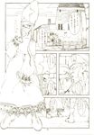  2boys chemist_(fft) comic doujinshi final_fantasy final_fantasy_tactics highres honjou_raita monochrome multiple_boys the_manipulator_and_the_subservient time_mage time_mage_(fft) translation_request 