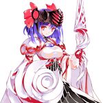  adapted_costume alternate_costume armor armored_dress blue_hair helmet lance light_smile nagae_iku polearm red_eyes shield solo sumi_keiichi the_legend_of_gluttony touhou transparent_background valkyrie visor_(armor) weapon 
