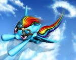  awesome blue_fur cloud clouds e_ailaki epic equine eyewear female feral friendship_is_magic fur goggles horse mammal my_little_pony pegasus pony rainbow rainbow_dash_(mlp) solo tongue wings 