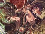  alchemist black_hair blood breast_sucking choker corset earrings extreme_content gloves mil necklace nipples oppai ragnarok_online sex slime sucker_tentacles tentacles thighhighs virgin xration 