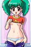  blush duplica green_hair imite_(pokemon) konpeto lala-kun lowres oekaki panties pokemon underwear 