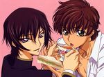  code_geass high_res kururugi_suzaku lelouch_lamperouge tagme wallpaper 