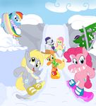  blue_fur derpy_hooves_(mlp) epic equine female fluttershy_(mlp) friendship_is_magic fur horse justananimefreak123 mammal my_little_pony pegasus pink_fur pinkie_pie_(mlp) pony rainbow_dash_(mlp) rarity_(mlp) scarf skis snow snowboard twilight_sparkle_(mlp) unicorn unknown_arist watch_out_for_that_tree wings 