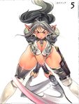  breasts echidna gamebook large_breasts oppai queen&#039;s_blade snake sword tagme warrior weapon 