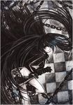  black_rock_shooter_ black_rock_shooter_(character) cherriuki kuroi_mato signed vocaloid 