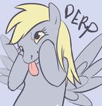  derp derpy_hooves_(mlp) equine female feral friendship_is_magic hair mammal my_little_pony pegasus solo unknown_artist wings 