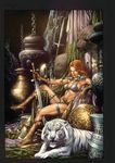  armor fantasy red_sonja sword tagme tiger weapons 