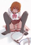  enema pantsu school_uniform schoolgirl shimapan stockings upskirt 