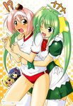  black_lemon-chan breast_grab fue gym_uniform lemon-chan maron-chan melon-chan melonbooks 