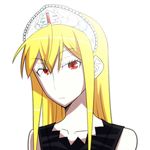  blonde_hair hime_(kaibutsu_oujo) hinoki kaibutsu_oujo lilianne long_hair red_eyes slit_pupils solo tiara 