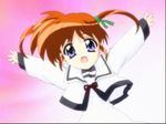  brown_hair long_sleeves lyrical_nanoha mahou_shoujo_lyrical_nanoha non-web_source purple_eyes school_uniform screencap seishou_elementary_school_uniform solo takamachi_nanoha triangle_heart triangle_heart_3 triangle_heart_3_lyrical_toy_box twintails uniform 