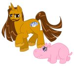  brown_eyes brown_hair equine hair horn horse long_hair male mammal my_little_pony nash otakugal plain_background pony short_hair tgwtg transparent_background unicorn 