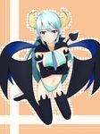  blush breasts cleavage demon_girl disgaea gofukiimo_(psempsemn) highres horns monster_girl smile succubus tail wings 
