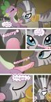  comic cum cum_in_mouth cum_inside dialog dragon duo ear_piercing earring english_text equine eyes_closed fellatio female feral friendship_is_magic horse male mammal my_little_pony oral oral_sex piercing purple_skin sex spike_(mlp) straight syoee_b text tongue tongue_out young zebra zecora_(mlp) 